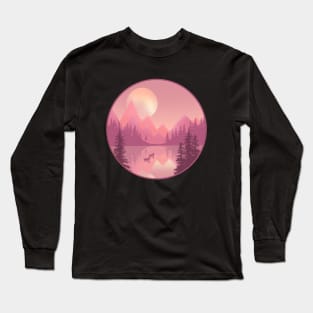 Beautiful lake view Long Sleeve T-Shirt